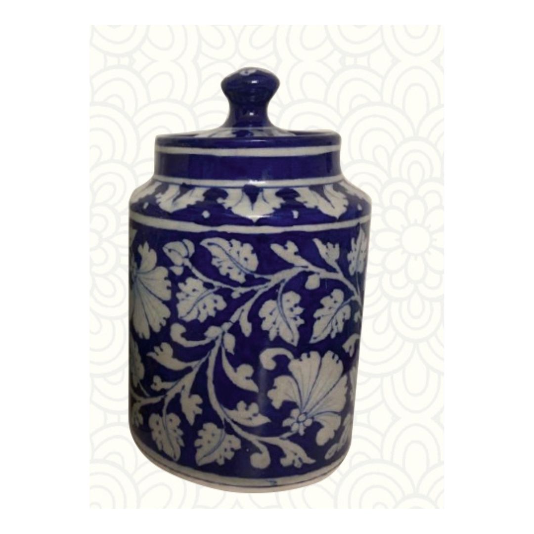 Blue Lily  6" Canisters