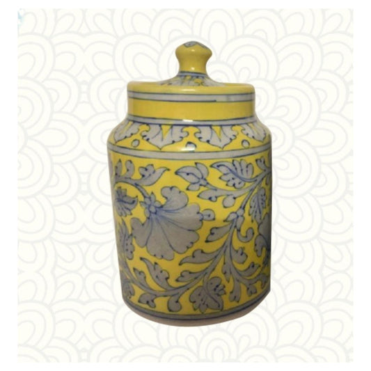 Yellow Lily  6" Canisters