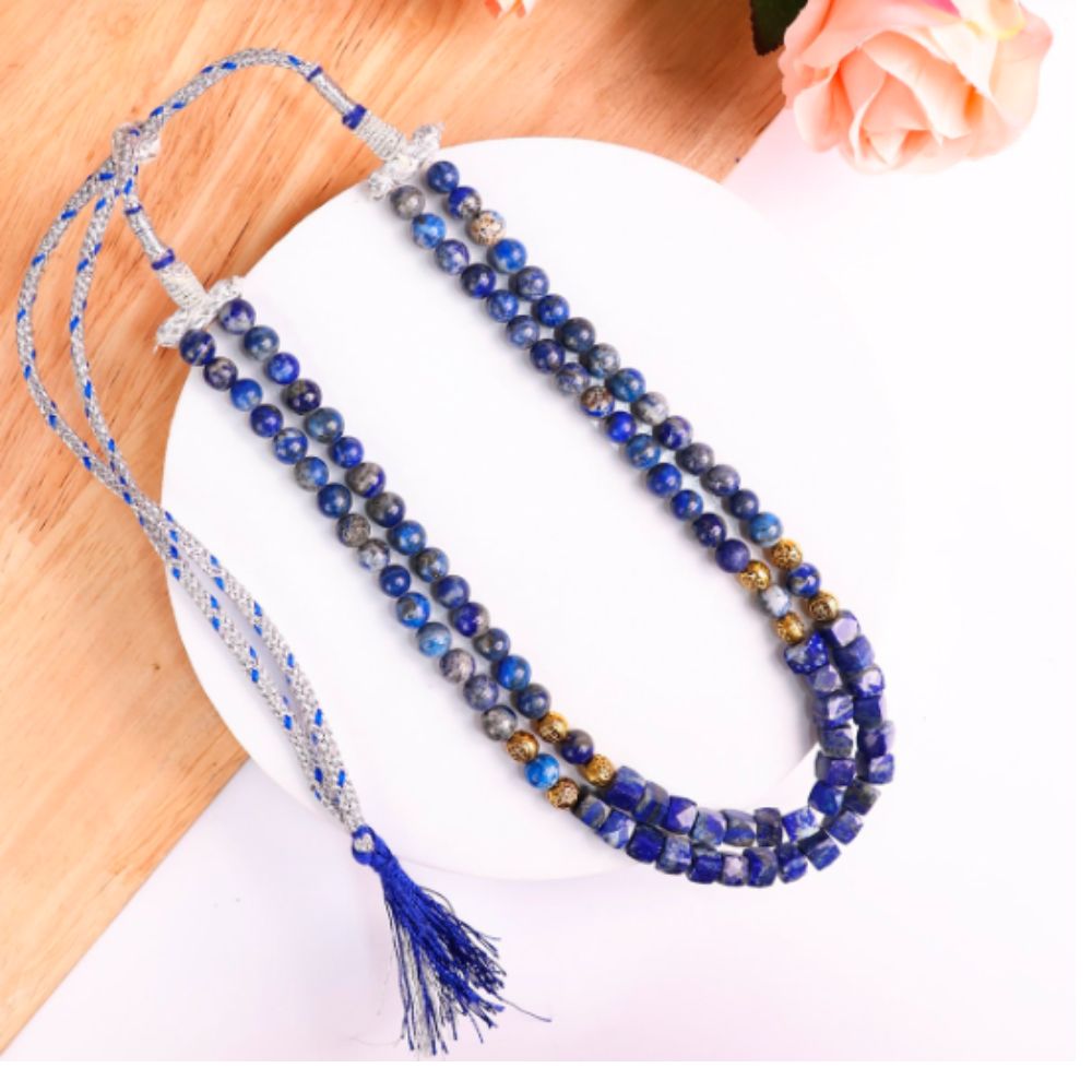 Lapis Lazuli Double Layer Necklace