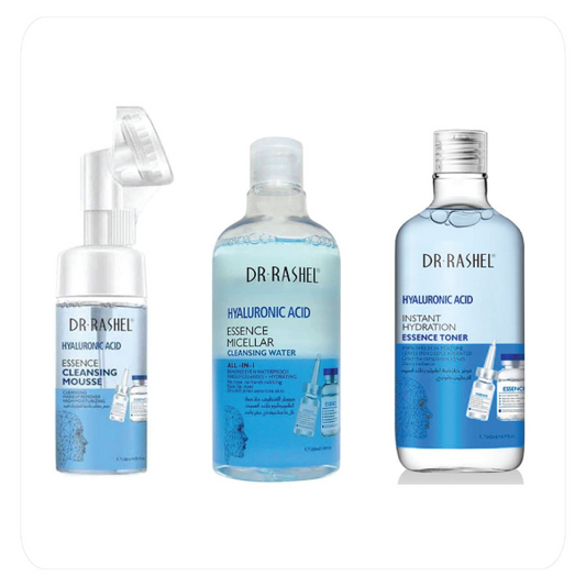 Hyaluronic acid instant hydration skin cleansing set