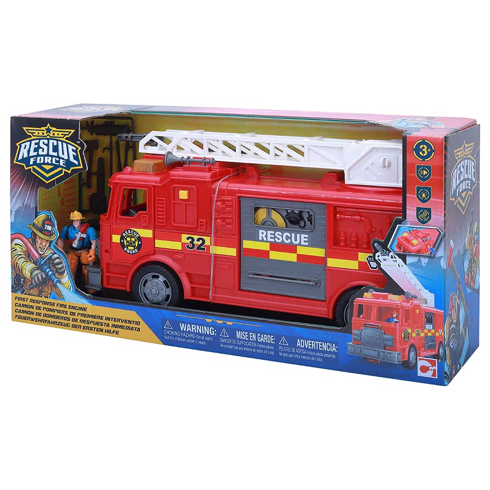 RESCUE FORCEFIRST RESPONSE FIRE ENGINE PLAYSET