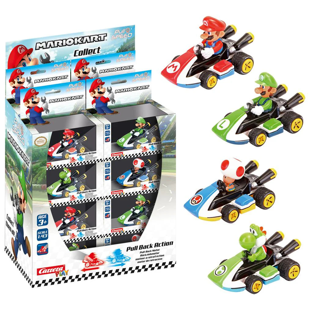 PULL N SPEED MARIO KART SPECIAL CARS ASST