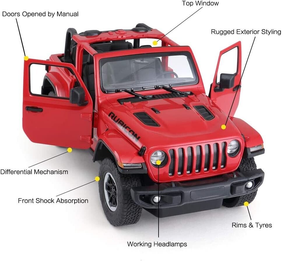 R/C JEEP WRANGLER RUBICON 1:14