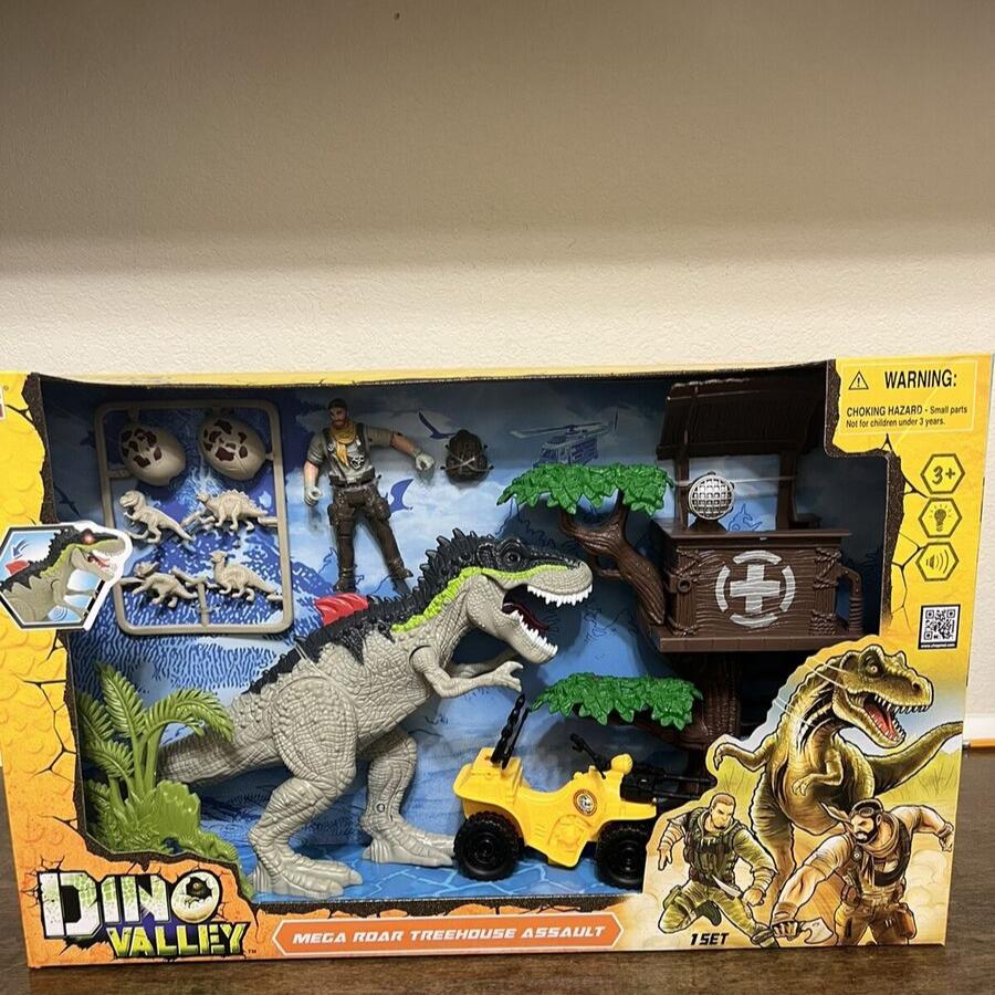 DINO VALLEY MEGA ROAR TREEHOUSE ASSAULT PLAY SET