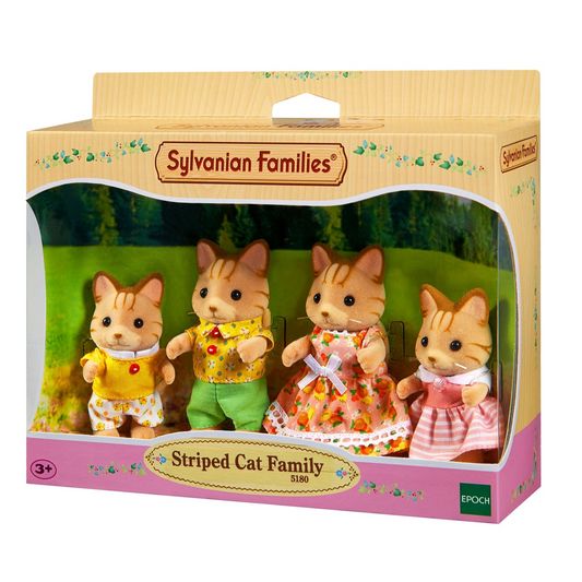 Sylvanian Families - Striped Cat Family