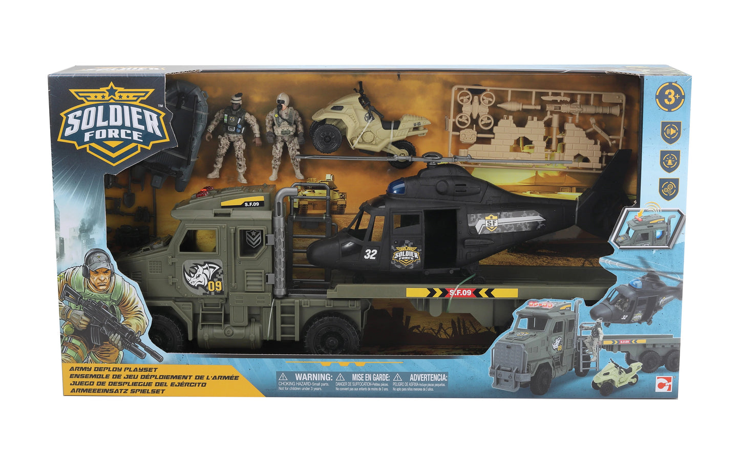 SOLDIER FORCE ARMY DEPLOY PLAYSET