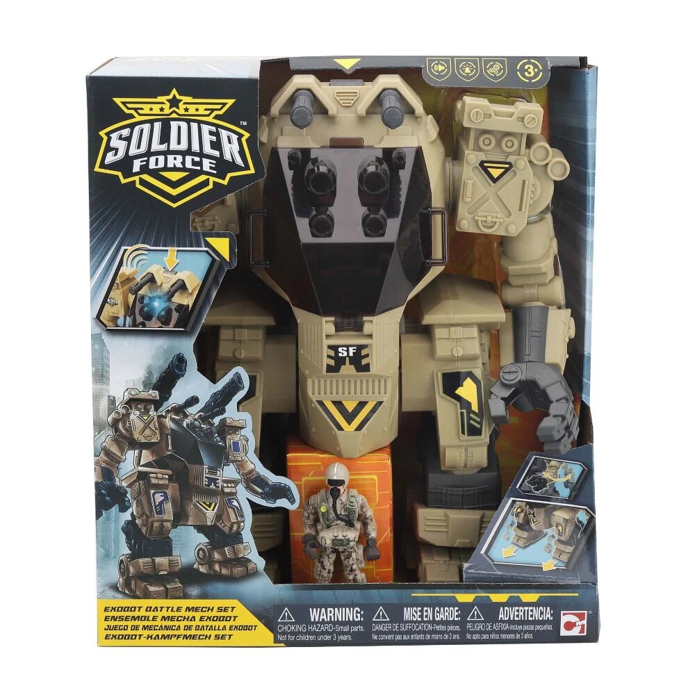 SOLDIER FORCE EXOBOT BATTLE MECH SET