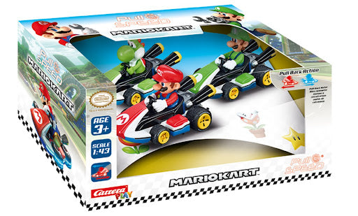 PULL N SPEED MARIO KART TRIPLE PACK